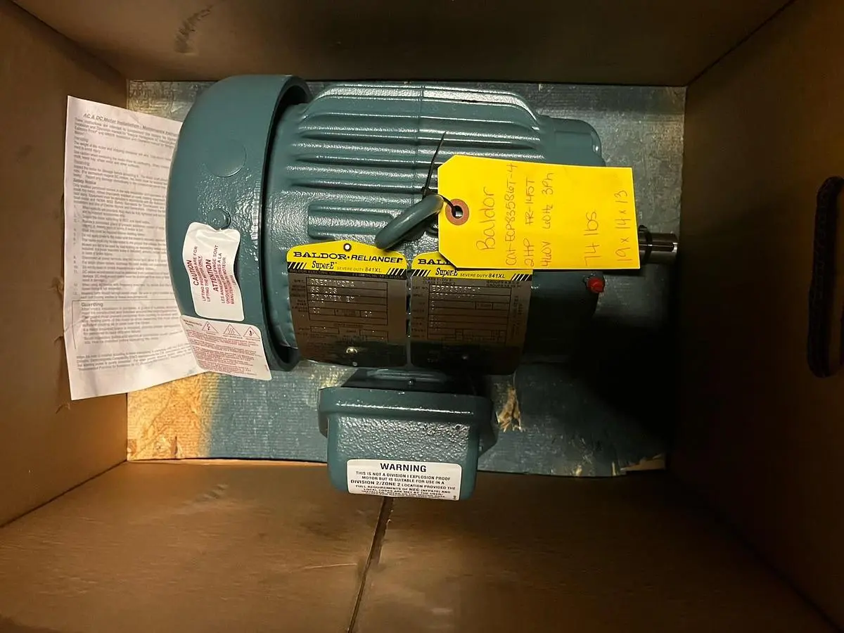 New | in-Stock BALDOR ECP83586T-4 A.C. Motors Ohio US | Surplus Asset Holdings #1185660
