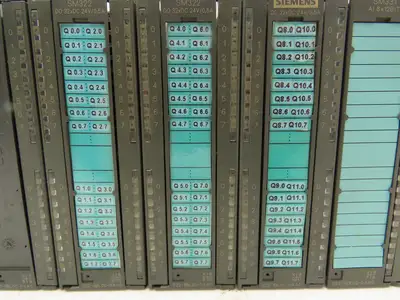 Siemens Block I/O Input PLC Input Output Module Assembly & Rail