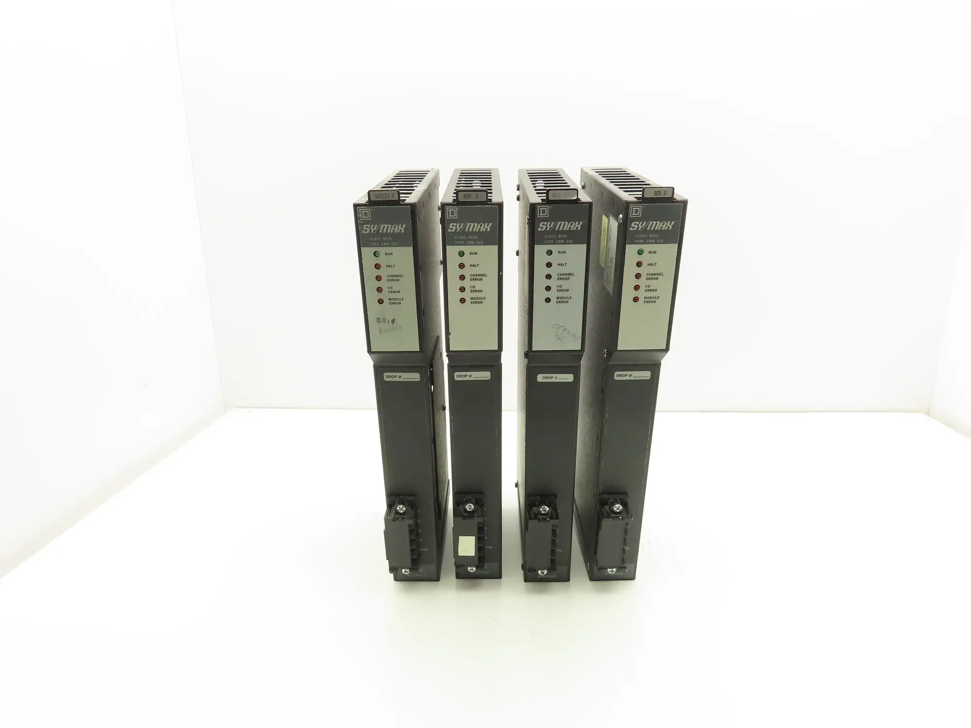 Square D CRM-222 PLC SY/MAX Interface Slot Card Module Lot of 4