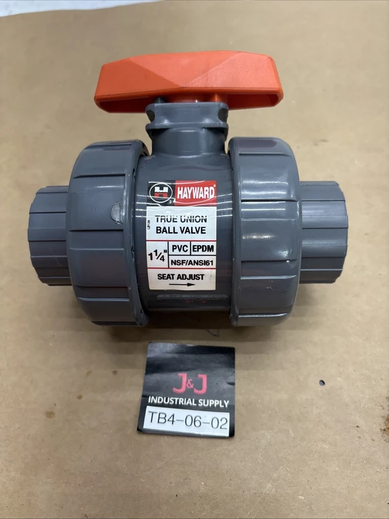 New | in-Stock Hayward 1-1/4” Ball Valve Valves/Fittings Indiana US | J&J Industrial Supply #1360632