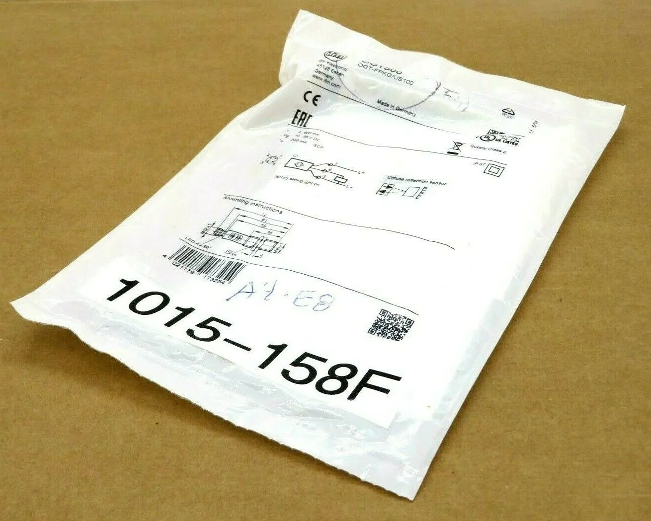 NEW IFM OGT-FPKG/US100 OGT500 PHOTO ELECTRIC SENSOR 0GTFPKGUS100 OGT500
