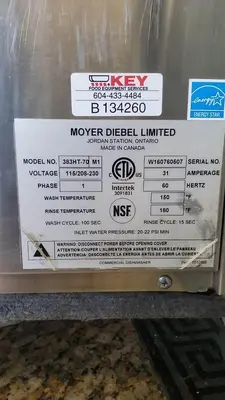 USED MOYER DIEBEL 383HT-70 M1