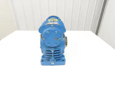 Cone Drive Worm Gearbox 100:1 Reducer 17.5rpm 1.08Hp 1-1/2" Hollow Shaft