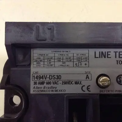 USED ALLEN BRADLEY 1494V-DS30 SER A