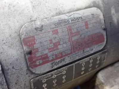 Coffing  3 Ton Hoist
