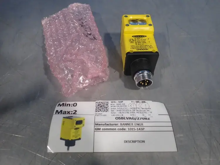 Used BANNER OPBA2QD Photoelectric Sensors Ohio US | HGR 24 #872919