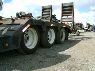 Used 2005 GLOBE 55 TON LOWBOY Lowboy Trailers Florida US | USA Transequipment #1542460