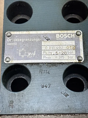 Used Bosch BOSCH  REXROTH  0811402012 Valves/Fittings Indiana US | J&J Industrial Supply #1424193