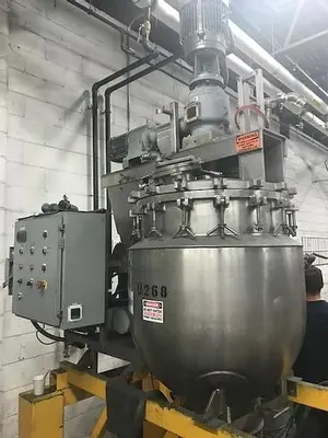 Kettle, 50 Gallon, S/st, Jkt, Sweep Agit, Vac, #D741941