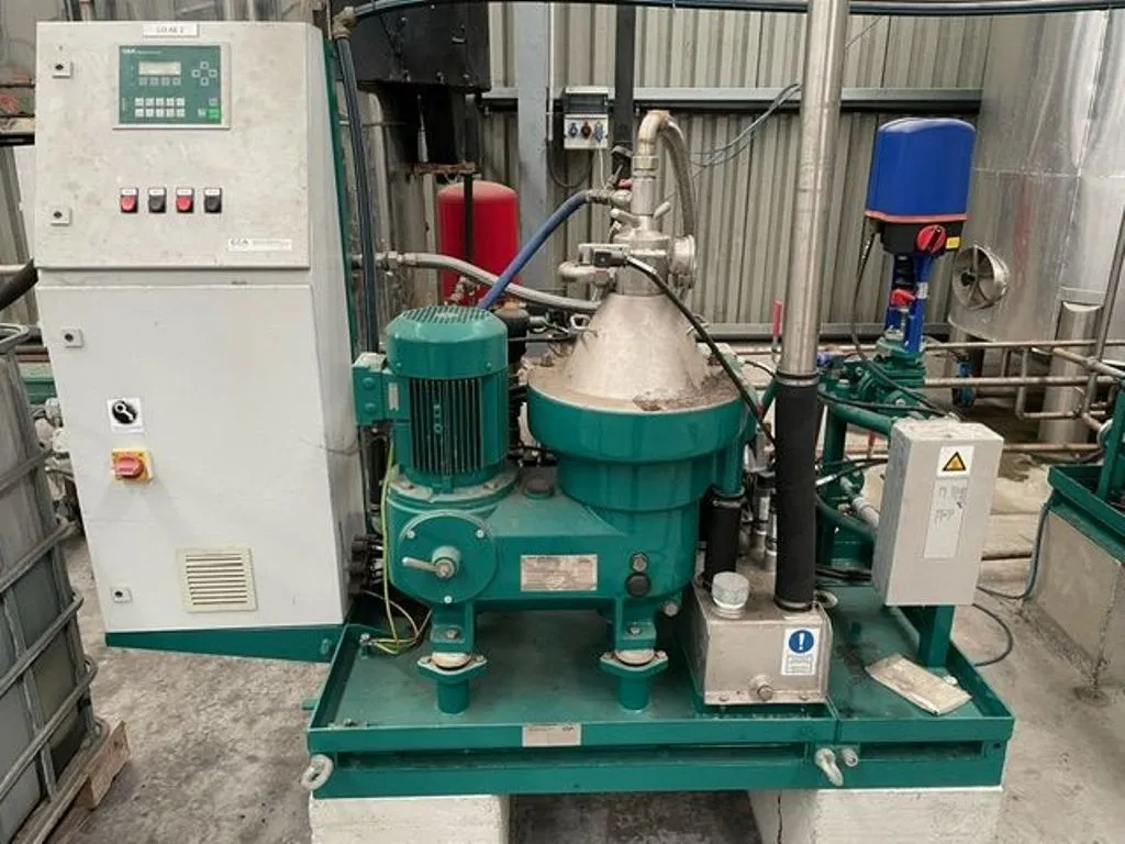 Westfalia OSD 6-01-007/5 oil purifier skid, SS.