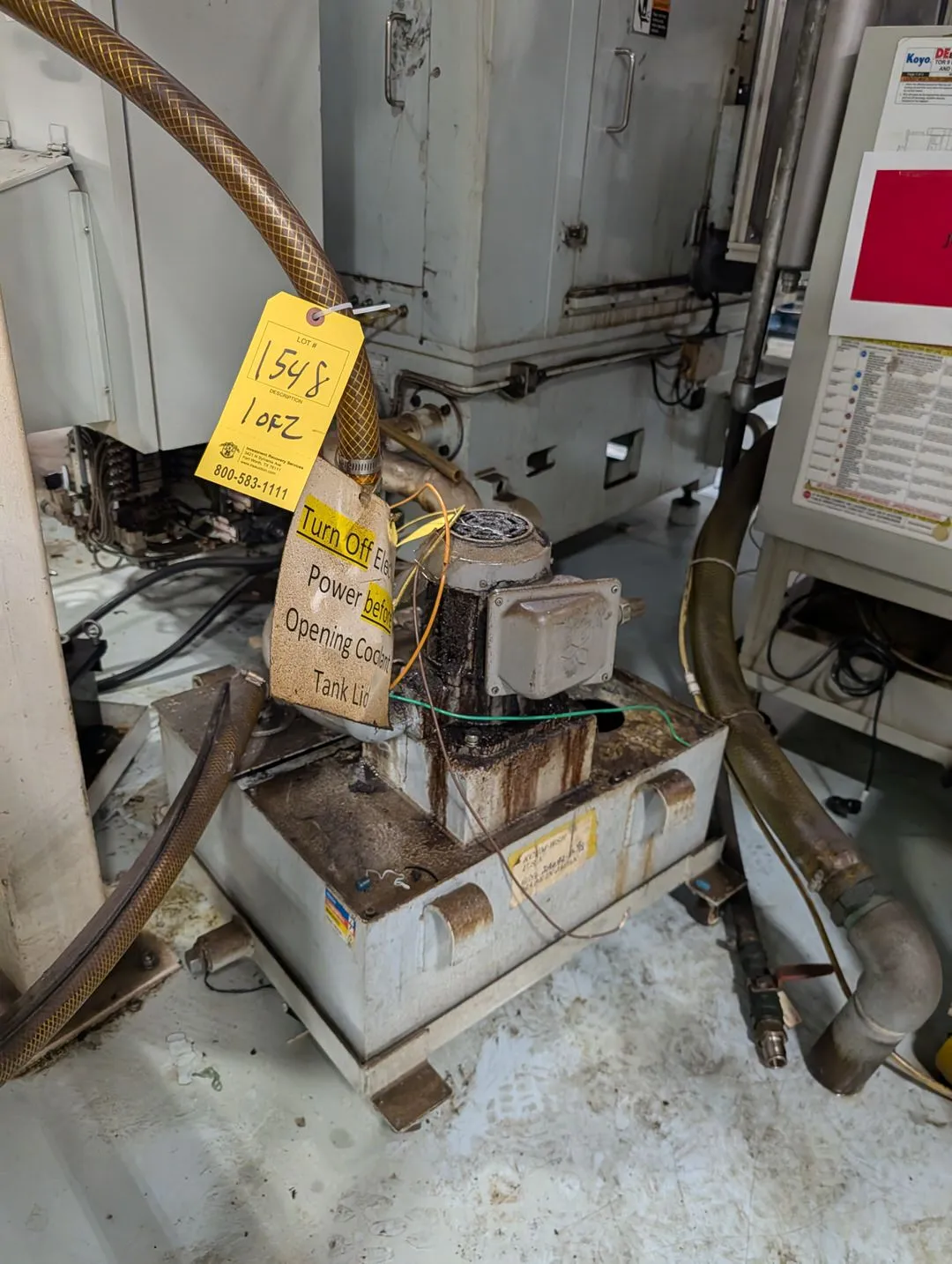 (2) Wash Tanks
