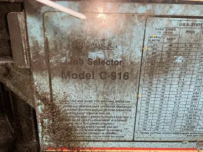 Used DOALL C916 A Horizontal Band Saws Ohio US | HGR 24 #1567112
