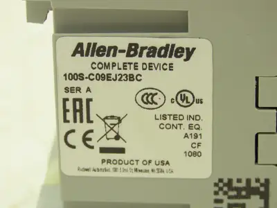 Allen Bradley 100S-C09EJ23BC Motor Starter Safety Contactor 7.5Hp 600V Assembly
