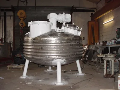 1000 L S/S Jacketed Reactor Flp Turbine