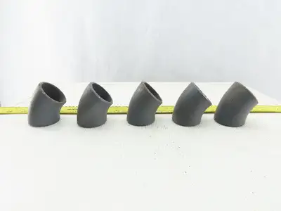 STD WPBJZH1 691 1-1/2" Butt Weld Stainless Steel 45° Elbow Lot Of 5