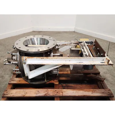 Used 10" Dia. Stainless Steel Rotary Valve Feeder