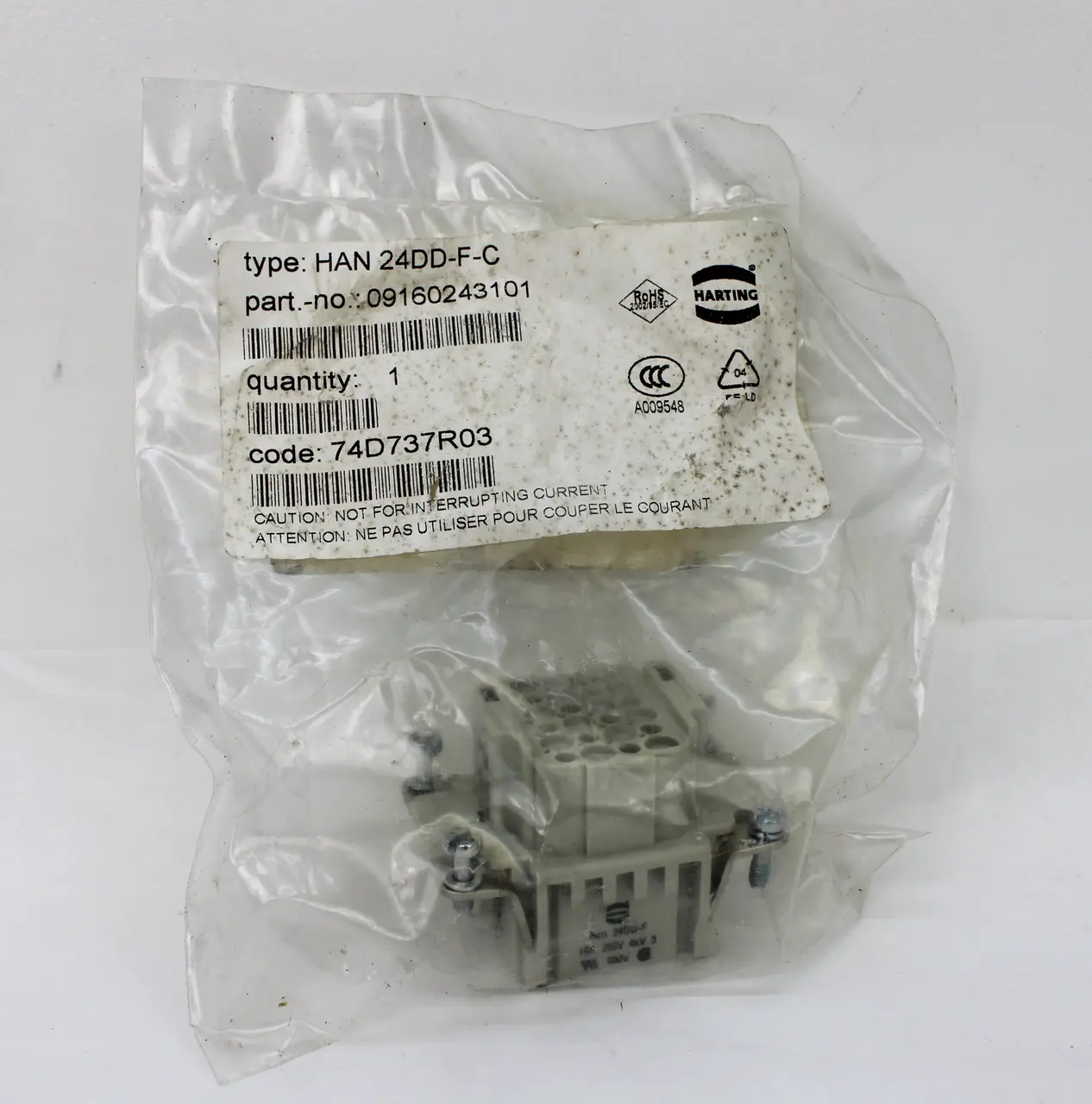 NEW HARTING HAN24DD-F-C