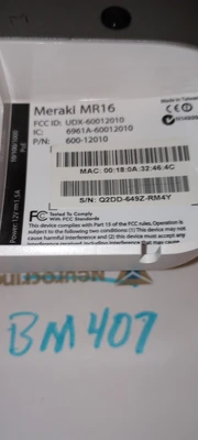 Used MIRAKI Miraki MR16 Meraki MR16-HW Wireless Enterprise Class Dual-Radio Office Equipment Arizona US | ASSET CONVERSION SPECIALISTS, INC. #1421848