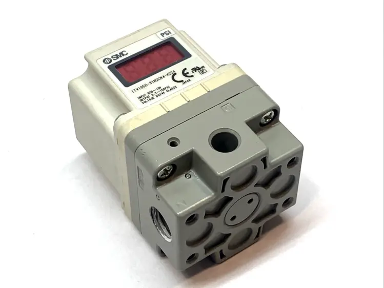 Used SMC ELECTRO-PNEUMATIC REGULATOR 0–0.9MPA 1/4" NPT 24V Solenoid Regulators Michigan US | Maverick Industrial Sales #1092645