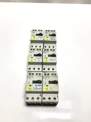 Siemens 3RV1011-1CA10 Motor Protection Circuit Breaker 3PH 3P (Lot of 6)