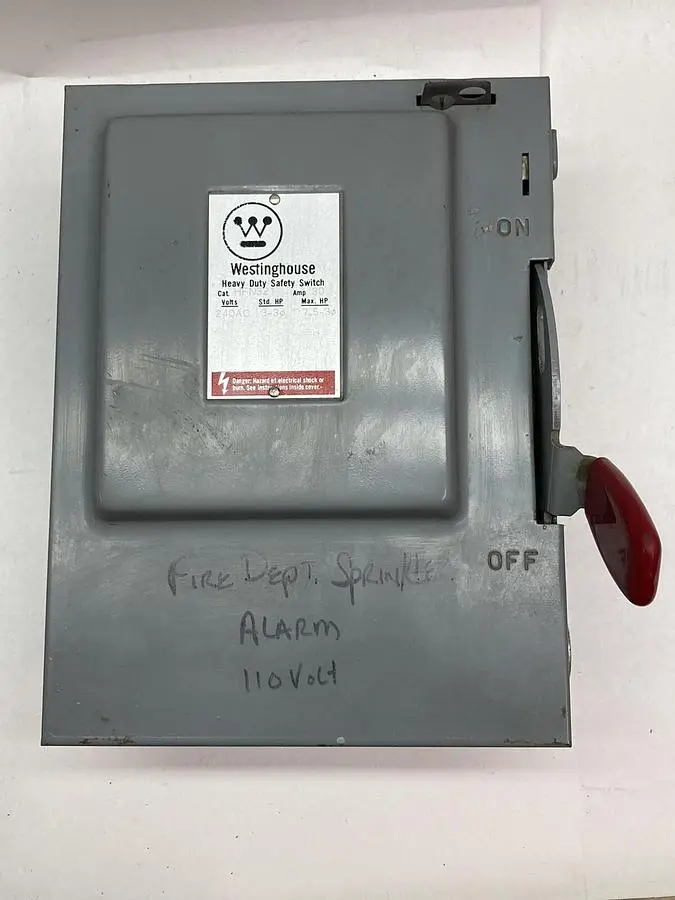 Used WESTINGHOUSE HFN321 Miscellaneous Equipment (Electrical & Power) Ohio US | Surplus Asset Holdings #1243193