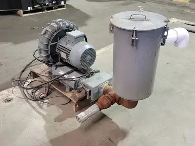 10 hp Regenerative Blower on Skid