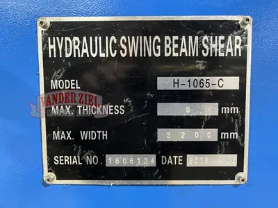 Birmingham 10' x 1/4" Shear, Model H-1035-C