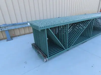 Teardrop Pallet Racking Upright Leg 16'x3 1/2' 23,900 LB 192" x 42" 3"x3" Column