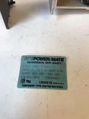 USED POWER MATE TECHNOLOGY CO ESQ180P4012