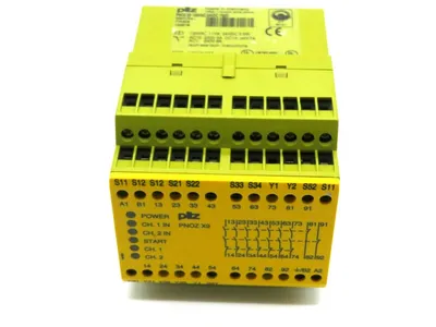 USED PILZ PNOZ-X9-120VAC/24VDC-7S-2O SAFETY RELAY PNOZX9120VAC24VDC7S2O