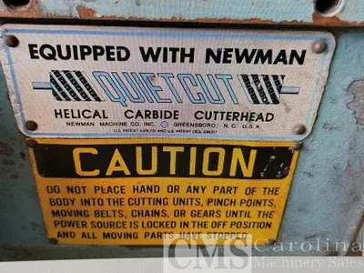 USED NEWMAN S-382 HYDRAULIC DRIVE DOUBLE PLANER