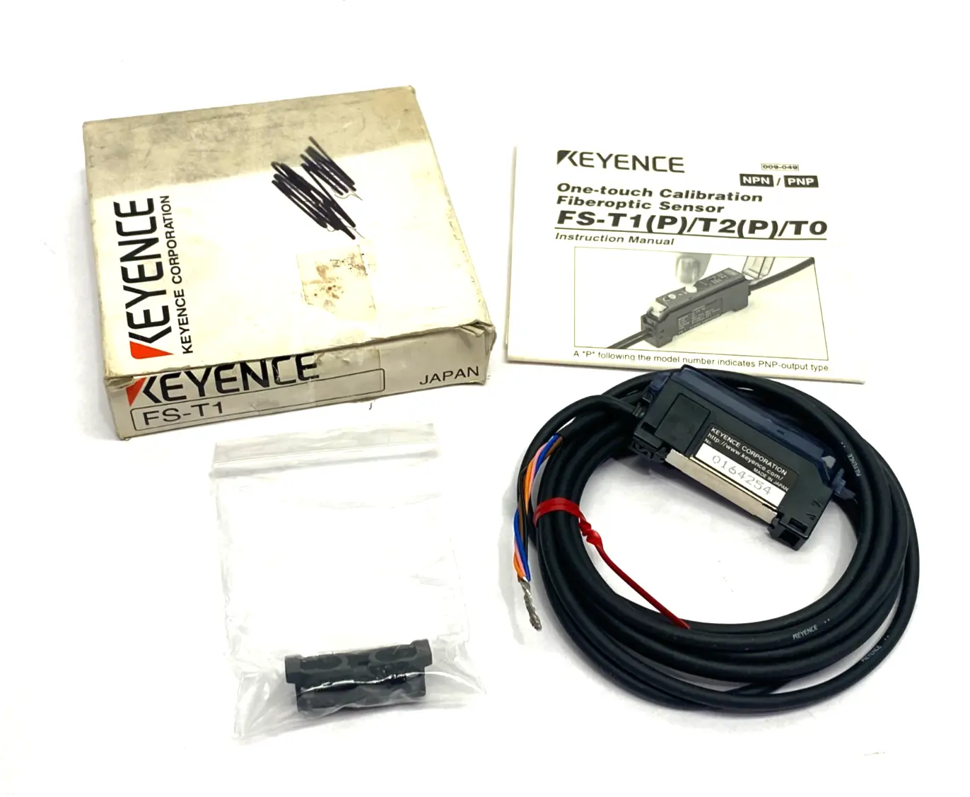 USED KEYENCE FIBER AMPLIFIER, CABLE TYPE, MAIN UNIT, NPN