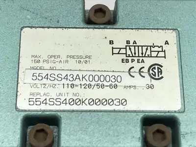 USED NUMATICS 554SS43AK000030
