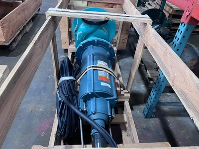 6" Vaughan Vertical Pump, Rated 40HP