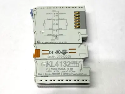 USED BECKHOFF OUTPUT BUS TERMINAL 2-CHANNEL