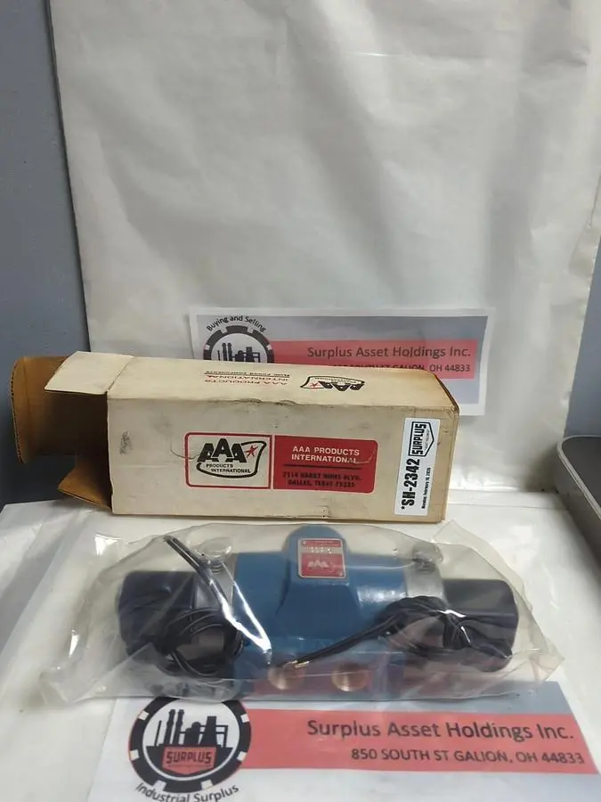 New | in-Stock AAA PRODUCTS SS4 Solenoid Valves | Surplus Asset Holdings #1220086