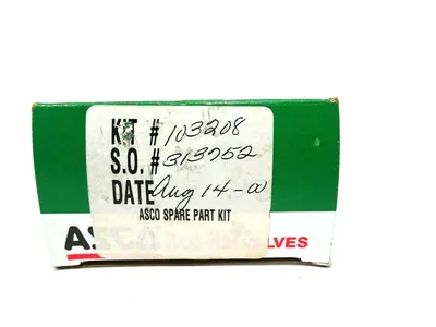 NEW ASCO 103208 REBUILD KIT