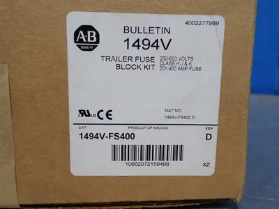 Used ALLEN BRADLEY 1494VFS400 Fuse Accessories Ohio US | HGR 24 #1069953