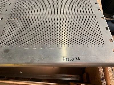 Perforated Plate for Johnson 24 Vibrating Screen , Stainless Steel New Storeroom Spare