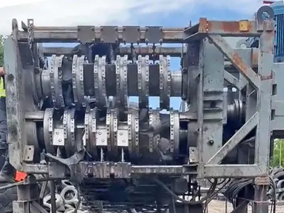 BARCLAY Primary 4.9 Tire Shredder