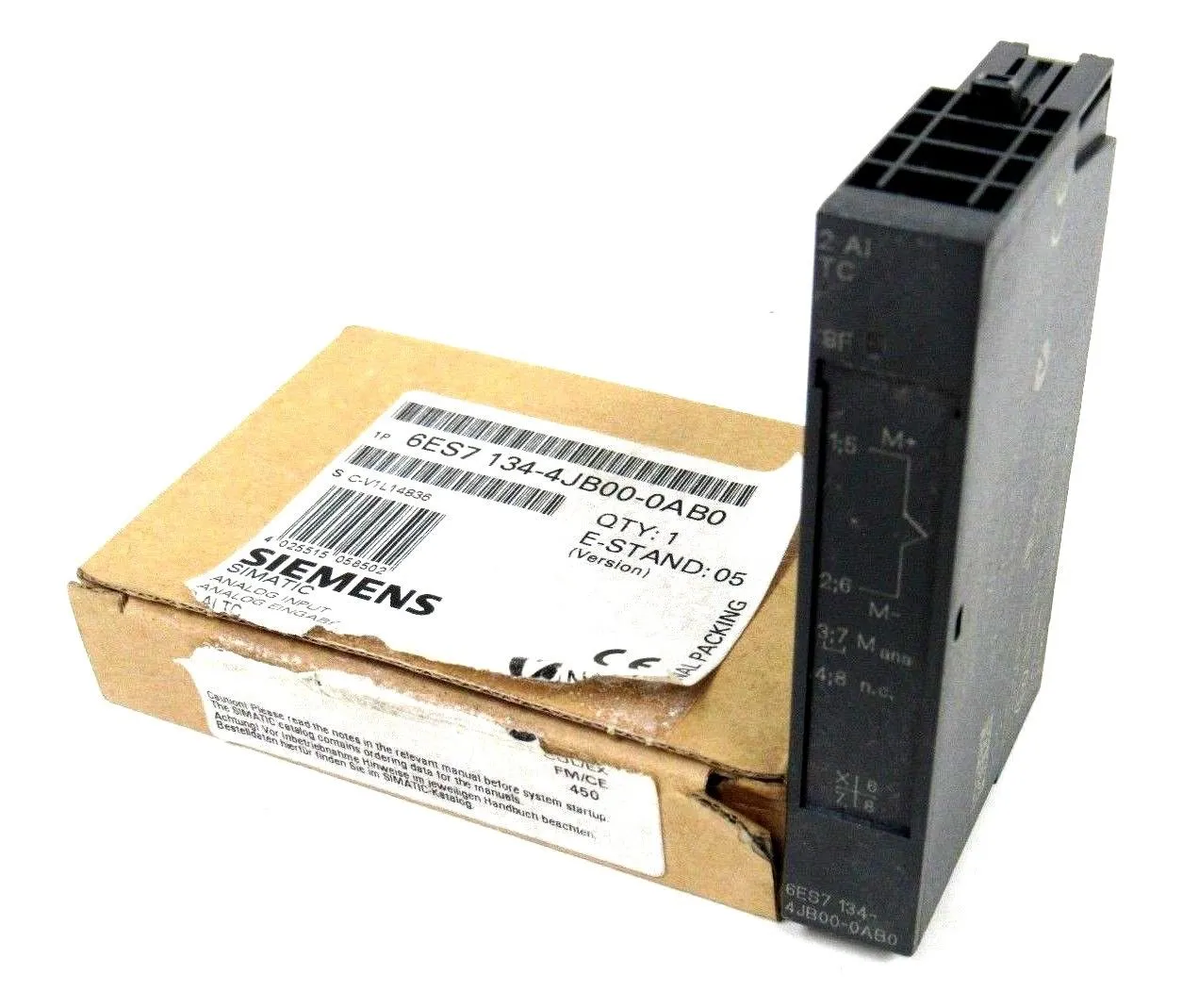 NEW SIEMENS 6ES7-134-4JB00-0AB0 ANALOG INPUT 6ES71344JB000AB0