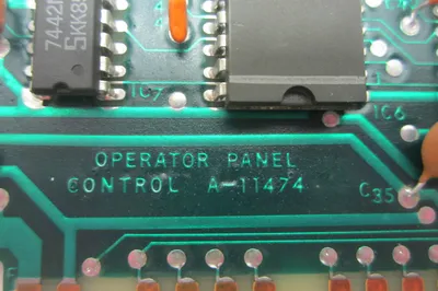 USED BARBER COLMAN A-11474 OPERATOR PANEL CONTROL A11474