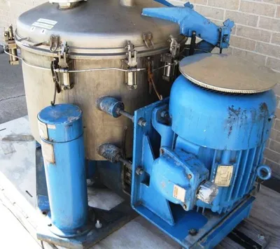 Western States EZ-300 30 x 18 perforate basket centrifuge, 316L SS.