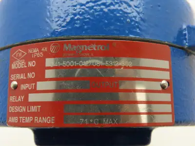 Magnetrol 041-5001-012/081-5312-302 Meter Base Unit w/12"Plastic Probe 71°C Max