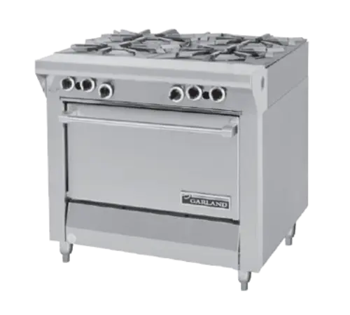 Garland MST44R-E 34" 4-Burner Gas Range w/ Standard Oven, Natural Gas