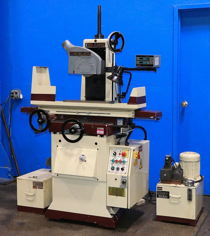 Used 1995 Chevalier FSG-2A618, 1995, 2X DRO, HYD TABLE, AUTO CROSSFEED Reciprocating Surface Grinders New Jersey US | Machinery Values #452616