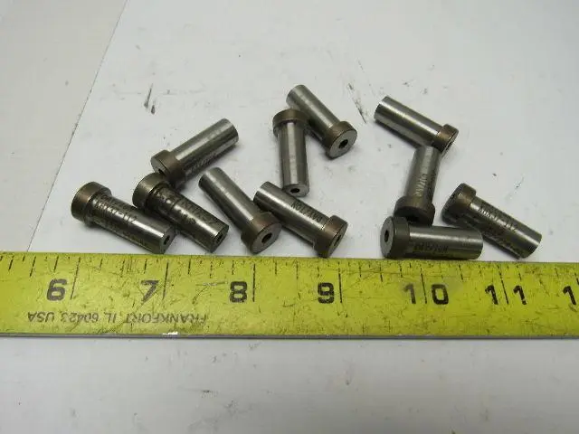 Dayton KHX37-112 .1210 Round Hole Press Fit Punch Die Button Lot Of 11