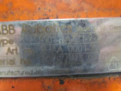 ABB Robotics/Siemens 1fT3101-5AZ21-9-Z 3HAA000-1-XJ Servo Motor w/Gearend shaft