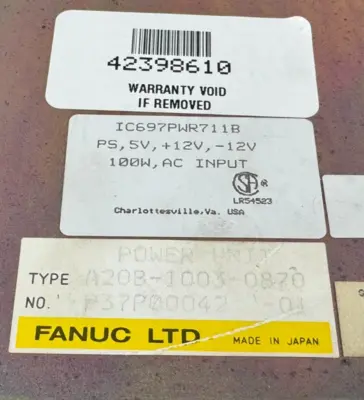 USED GE FANUC IC697PWR711