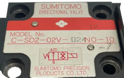 NEW SUMITOMO C-SD2-02V-D24-NO-10-Z DIRECTIONAL VALVE CSD202VD24NO10Z